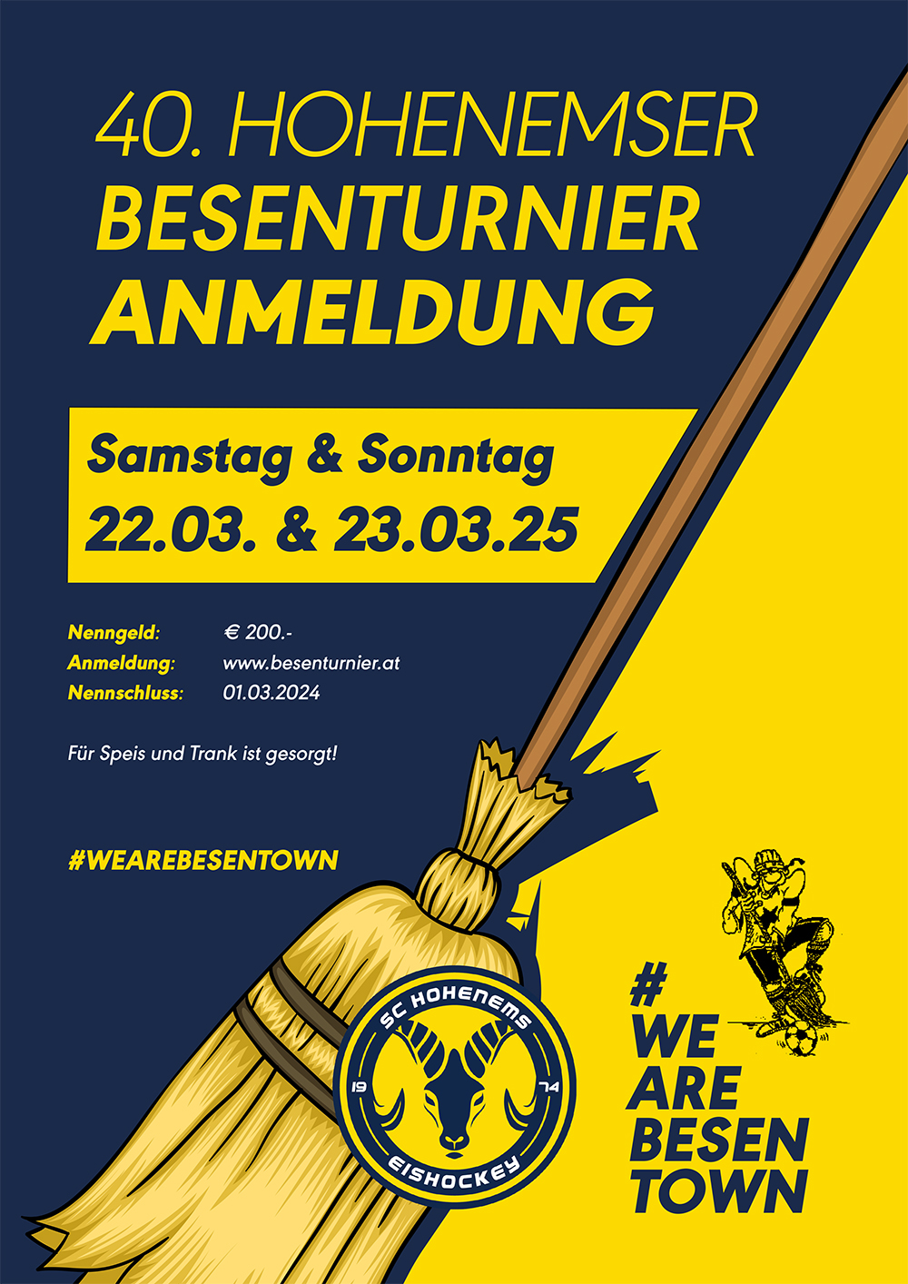 A3 Plakat HSC Besenturnier 2025